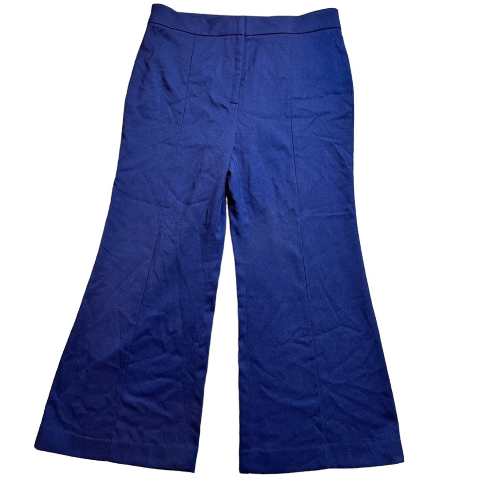 LEITH Women’s Wide Leg Stretch Dress Pant Trouser in Navy Blue L